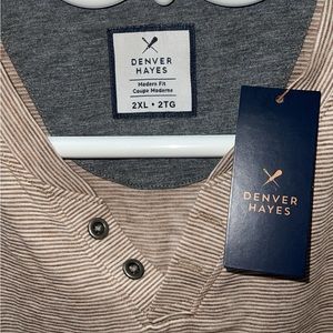 2XL men’s Denver Hayes shirt - new with tags